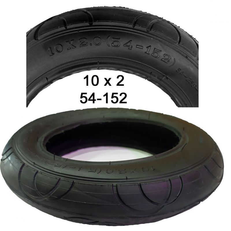 10 X 2.0 Innenschlauch mit Gebogen Ventil Reifen Gummi für Baby Wagen Bikes I1 