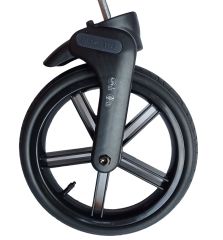 Kinderwagen Rad Comfort, Farbe schwarz, Reifengre 48 x 188, Reifen pannenfrei, kugelgelagert ohne Gabel